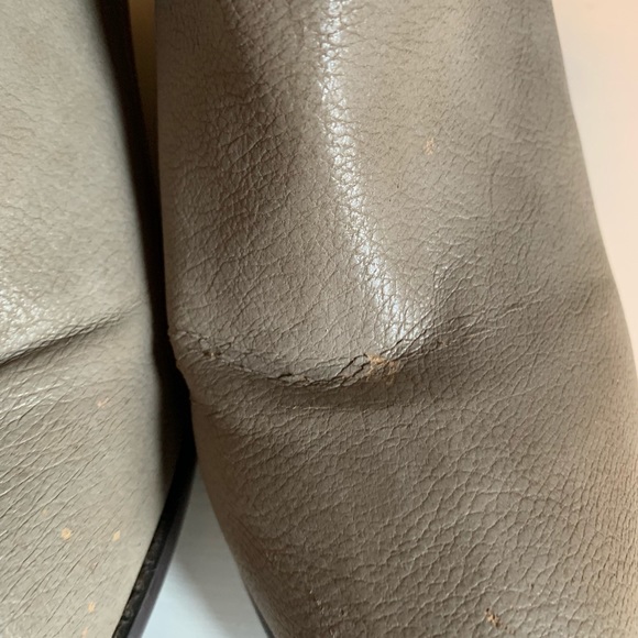 Taupe wedge boots, size 8 - Picture 5 of 8
